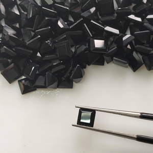 Ónix Negro Natural de 5 mm, Corte Cuadrado Escalonado, Piedras Preciosas Sueltas de la Mejor Calidad para la Fabricación de Joyas - Product Image 3