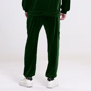 <b>Mens</b> Velour Tracksuits 2 Piece Set Zip Up <b>Velvet</b> Sweatsuits <b>Jacket</b> Pants Outfits - Product Image 5