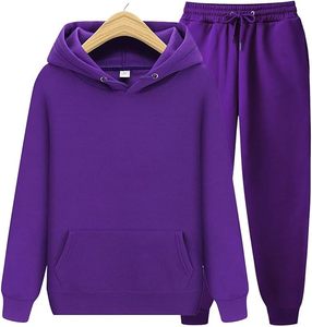 Sweat à capuche décontracté en coton 100% à motif uni, coupe oversize, en tissu polaire, avec poche écologique, teinture unie - Product Image 6