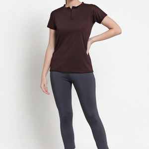T-shirt pour femmes Meilleur design Nouveau style T-shirt à manches courtes T-shirt décontracté pour femmes 100% coton à fibres longues T-shirts à manches courtes pour femmes - Product Image 5