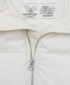 Veste matelassée chaude isolée poche avant à fermeture éclair pour temps froid imperméable anti-rétrécissement manteau à motif imprimé vintage - Product Image 5