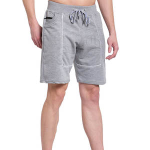 กางเกงขาสั้นลำลองของผู้ชายผ้าฝ้ายปิดเอวยางยืดสไตล์สตรีทแบบสั่งทำ - Product Image 2