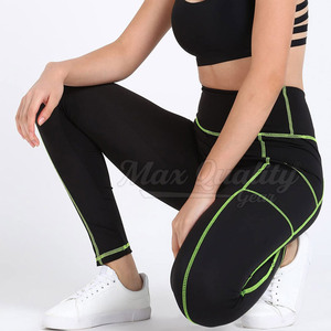 Leggings de Mujer de Nuevo Diseño y Alta Calidad, de Secado Rápido, Transpirables, Ecológicos, con Cintura Elástica, Logotipo Personalizable, Largo Completo - Product Image 3