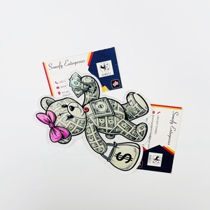 Custom Made Private Label New Dollar Bear Design Eyelash Extension Tiles Pallet Sustainable Solid Acrylic <b>Waterproof</b> Magnetic - Product Image 5