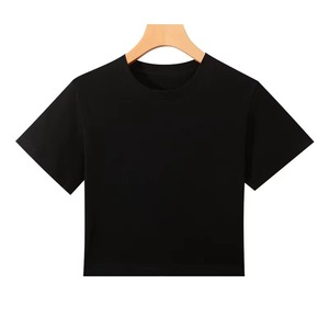 T-shirt vierge en coton biologique pour enfants 100% T-shirts pour enfants unis en coton T-shirts pour enfants vierges avec logo personnalisé pour garçons et filles - Product Image 3