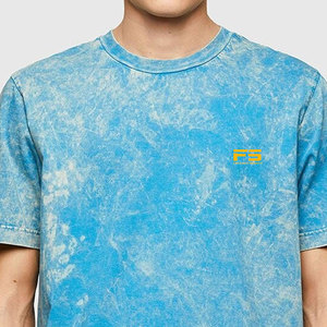 New Design Men Acid Wash <b>T</b> <b>Shirts</b> 100% Cotton Eco-Friendly Breathable Low MOQ <b>5</b> Pieces Casual Wear - Product Image 3