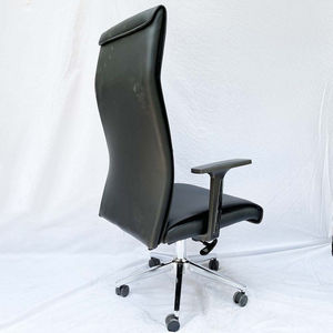 Ergonomic Office <b>Chair</b> with Swivel Base and Adjustable Height Black Faux Leather Upholstery and Foam for Home Use-MF6635D - Product Image 5