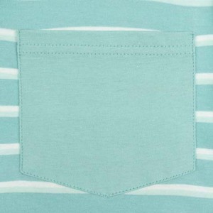 Camisas informales a rayas de manga corta para hombre, ligeras y con ringer, 100% de algodón, informales para verano y uso diario, camiseta para hombre - Product Image 3