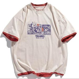 Fashionable Girls T-shirt Loose Fit New Style Custom <b>Tshirts</b> Made In India Picnic Camping Outfit Accessories Oversize T-shirts - Product Image 4