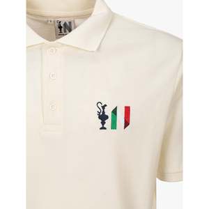 Polo America's Cup 38 Road Napoli Traspirante 100% Poliestere a Righe Ricamata Comoda per Golf - Product Image 3
