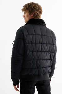Chaqueta Bomber Acolchada de Invierno Casual para Hombre, Personalizada, de Lona, Secado Rápido, Transpirable, Ligera, Abrigo Cálido de Alta Calidad, Envío - Product Image 2