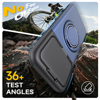 Étui de téléphone pour Oppo Reno16c/16FS/16F/16 Pro/16 360 °   Porte-cartes rotatif magnétique antichoc antidérapant avec couvercle arrière coulissant pour appareil photo