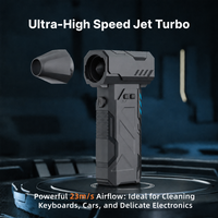 Souffleur d'air comprimé turbo rechargeable pour le nettoyage des poussières des ordinateurs portables, claviers, appareils photo et appareils électroniques