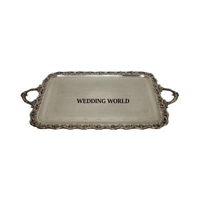 Plateau à chocolat rectangulaire en acier inoxydable nickelé, décoratif, moderne, luxueux, fait main, taille personnalisée, neuf - Product Image 6