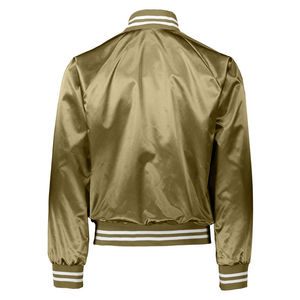 Veste universitaire en satin pour homme, veste de baseball en satin tendance, veste en satin légère personnalisée, vêtements d'extérieur - Product Image 4
