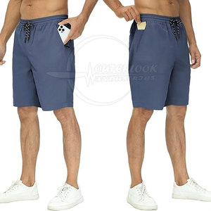 Shorts décontractés pour hommes Conception de logo personnalisé Vêtements de mode confortables Fabriqués en usine au Pakistan Motif solide - Product Image 3