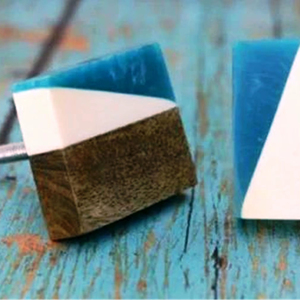 Poignée de porte de placard en bois et résine, best-seller, couleur, forme et taille personnalisées, fabriqué en Inde - Product Image 1