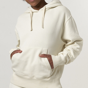 Sudadera con Capucha Extra Grande de Algodón 100% con Estampado Personalizado y Bordado, con Bolsillo Tipo Canguro y Hombros Caídos, Suave y Cálida para Invierno - Product Image 4
