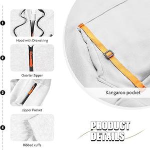 BASICS algodón mezclado Nuevo estilo Hombres Cremallera Sudaderas con capucha Buena calidad Hombres Cremallera Sudaderas con capucha Hombres Chaquetas - Product Image 3