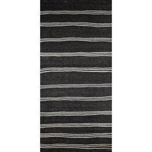 Jaipur Rugs US Pae-4014 Hand Knotted Wool Striped Rug Clan Grey & Black Living Room <b>Carpet</b> New Product for Home Decorations - Product Image 1