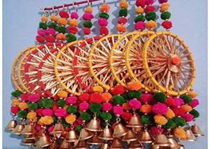 ฉากหลังแขวนผนังลายจับฝันทำด้วยมือของชาวอินเดียสำหรับตกแต่งงานแต่งงาน - Product Image 5