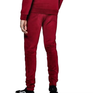 Conjunto de chándal de terciopelo con logotipo personalizado para hombre, sudadera, pantalones de chándal de gimnasio, chándal de algodón de invierno bordado, MUKKA SPORTS - Product Image 3