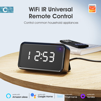 Control Remoto Inteligente Tuya WiFi IR RF433 con Temporizador para Aire Acondicionado, Ventilador, TV y DVD, Compatible con Alexa/Asistente de Google