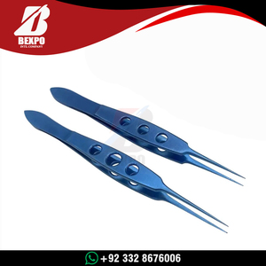Pinzas de sujeción dentadas de 108 mm, instrumentos quirúrgicos microoftálmicos - Product Image 4