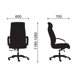 Chaise de direction Floria01 HOGVP001, style contemporain haut de gamme, ergonomique et réglable en hauteur, pour ateliers et visiteurs - Product Image 4