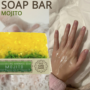 Jabón Artesanal Mojito Urban Fresh Blend Premium Refresh Collection 80g, Limpieza Profunda, Cuidado Corporal Moderno - Product Image 3