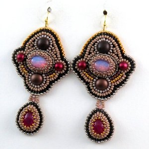 Bijoux perlés sur mesure, boucles d'oreilles multi-perles pour femmes, bijoux de fête festifs au meilleur prix, boucles d'oreilles perlées - Product Image 2