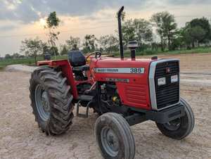 รถแทรกเตอร์ล้อยาง Massey Ferguson MF 385 มือสอง สภาพดี ราคาถูก 290 2WD  85 แรงม้า ระบบขับเคลื่อน 2x4 พร้อมมอเตอร์ 2WD - Product Image 4