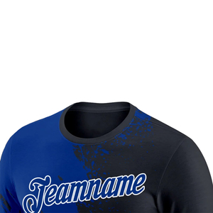 T-shirts pour homme de sublimation les plus vendus 180 Gsm T-shirt en polyester à col rond pour garçons avec nom et numéro - Product Image 3