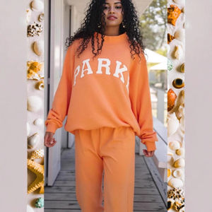 Sudadera Deportiva Informal con Capucha para Mujer, Otoño-Invierno, Antiarrugas, Bordada, con Logotipo Frontal, 100% Algodón - Product Image 2