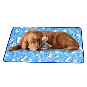 Summer Cartoony Animal Print PVC & Foam Cooling <b>Mat</b> for Dogs & <b>Cats</b> - Product Image 1