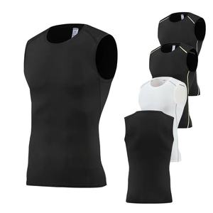 Camiseta sin mangas de entrenamiento informal para hombre, camiseta sólida de secado rápido para correr, gimnasio, chaleco con tirantes, camisetas deportivas personalizadas, tejido de punto estilo lavado - Product Image 1