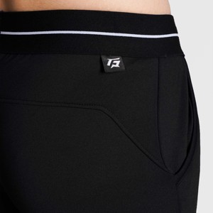 กางเกงออกกำลังกาย Pro Fit สีดำ ไซส์ XL ผ้าขนสัตว์และผ้าทอ สไตล์ทางการ แต่งซิป ลวดลายสีสันสดใส - Product Image 6