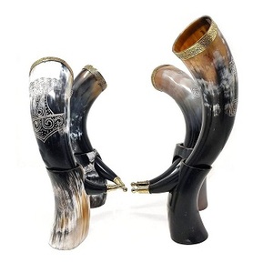 Cuerno para Beber de Cerámica con Acabado Antiguo de Alta Calidad, con Soporte, Pulido, Silbato, Diseño Moderno Hecho a Mano - Product Image 6