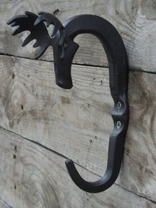 Crochet mural en fonte solide pour accrocher des manteaux lourds sacs à dos vestes parapluies et accessoires de tous les jours en toute sécurité - Product Image 2