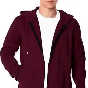 เสื้อฮู้ดซิปเปล่า ผ้าผสมโพลีเอสเตอร์/คอตตอน คุณภาพสูง สำหรับทุกเพศ สั่งทำสีและโลโก้ได้ ซิปแบบรูดขึ้น ฤดูใบไม้ร่วง พิมพ์ลาย ปักลาย - Product Image 1
