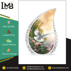 Proveedor listo en existencias a granel que vende urnas de cremación en forma de lágrima con acabado personalizado de estilo americano/urnas para cenizas conmemorativas a bajo precio - Product Image 6