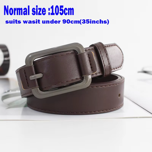 Ceintures confortables en similicuir grande taille pour femmes avec boucles métalliques – Ceinture en cuir sur mesure tendance pour femmes - Product Image 5