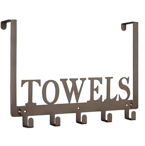 Unique Design <b>Towel</b> Hooks Hanger <b>Rails</b> Wall Mount hanger Multifunctional Organizer Clothes <b>For</b> Pool <b>Bathroom</b> Door Hangers Coat - Product Image 1