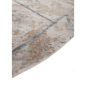 Alfombra Kavi Gris y Negra, Tejida a Mano con Lana, Bambú y Seda, Diseño Teoría del Caos, Geométrica, Boho, para el Hogar, Pasillo, Modelo Rectangular Esk-414 - Product Image 4