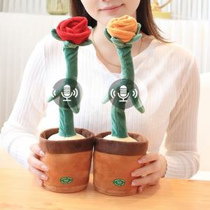 Nouvel arrivage en stock : Peluche musicale parlante et dansante pour bébé, lapin qui apprend à parler, jouet doux pour enfants, cadeau d'anniversaire - Product Image 5