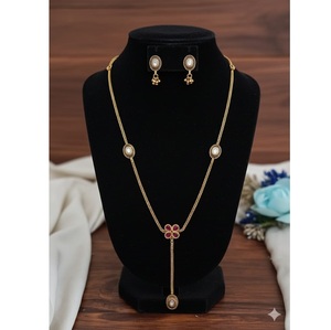 ชุดจี้โบราณขนาด26ซม. และ11gm ชุดเครื่องประดับแฟชั่นสำหรับงานแต่งงานและงานปาร์ตี้ - Product Image 3