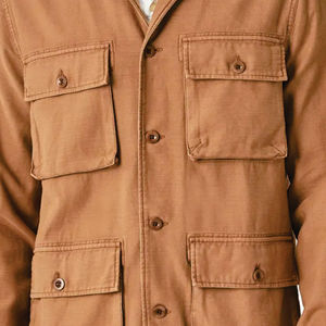 2023 nouvelle chemise en coton personnalisée vestes imperméables veste de travail légère pour hommes surchemise pour hommes - Product Image 3