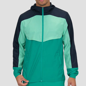Vêtement de sport Veste coupe-vent pour homme Logo personnalisé Vente en gros Randonnée en plein air Décontracté Tissé Imperméable Veste coupe-vent pour homme - Product Image 1