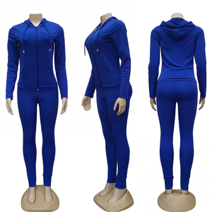 Conjunto Deportivo para Mujer, Estilo Nuevo, para Correr y Trotar, Transpirable, de Secado Rápido, Ligero, con Capucha, de Alta Calidad, para Fitness - Product Image 3