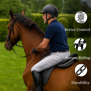 Sillín de cuero americano de Venta caliente, sillín de caballo inglés occidental para caballo, Asiento de Carreras profesional, sillín de caballo - Product Image 3